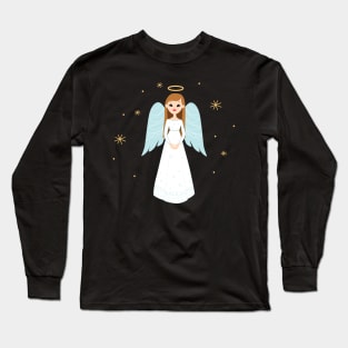 Christmas Angel Long Sleeve T-Shirt